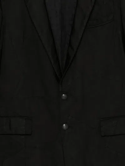 Roberto Cavalli Flap-pocket Blazer In Black