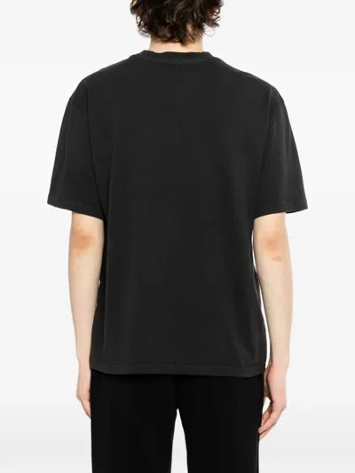 Melt Skeleton Printed T-shirt In Black