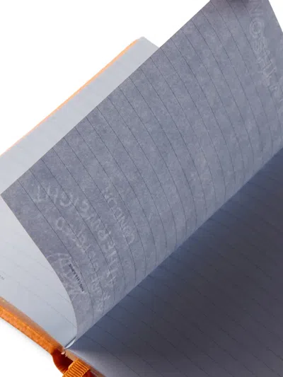 Smythson Panama Notebook In Orange