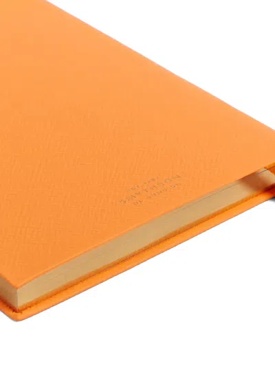 Smythson Soho Notebook In Orange
