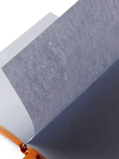 Smythson Soho Notebook In Orange