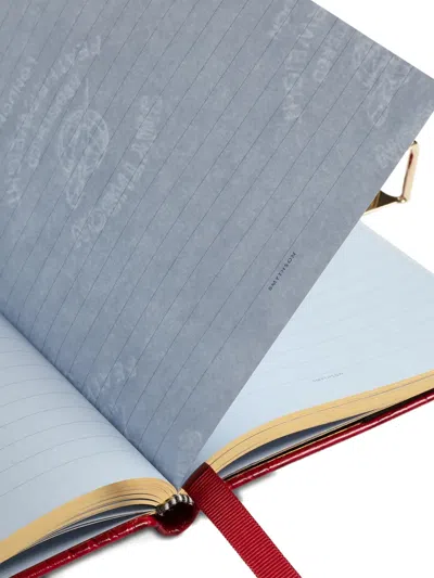 Smythson Soho Notebook In Red