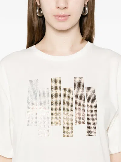 Marella Embellished T-shirt In White
