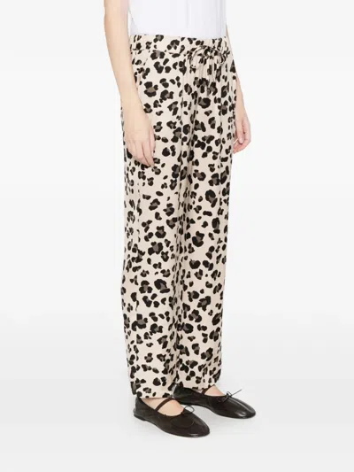 Marella Leopard-print Trousers In Multi