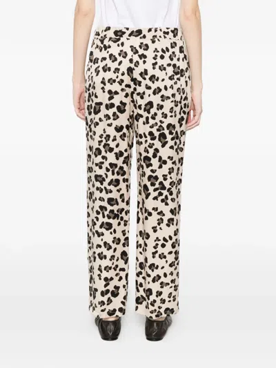 Marella Leopard-print Trousers In Multi