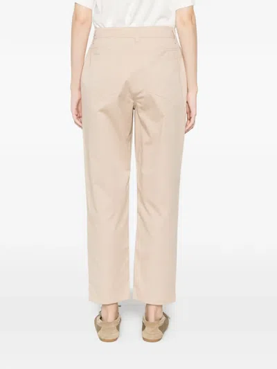 Marella Buttoned Trousers In Neutral