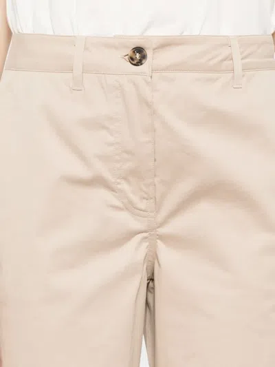 Marella Buttoned Trousers In Neutral