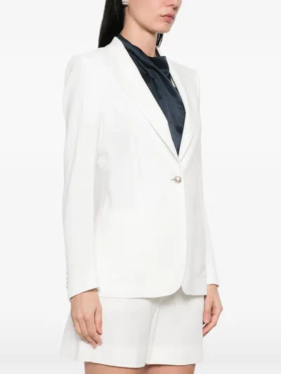 Tagliatore Single-breasted Blazer In White