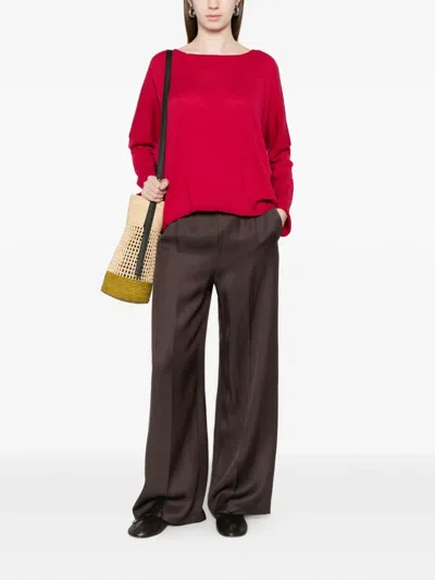 Beyou Sweaters Brown In Red
