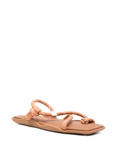 Flowze Fló Square Strap Sandals In Yellow