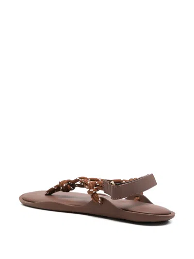 Flowze Fló Monocolor Rope Sandals In Multi