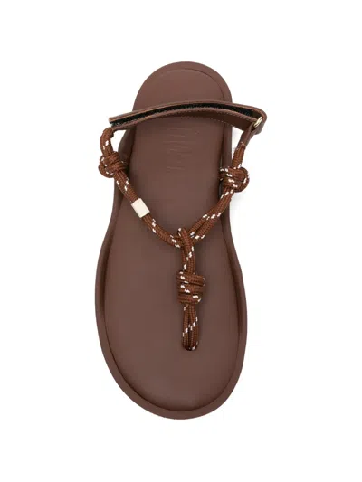 Flowze Fló Monocolor Rope Sandals In Multi