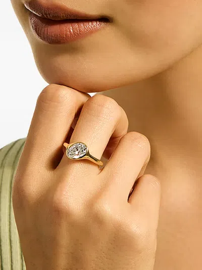 John Hardy 14k Yellow Gold Jh Lovestruck Lab Grown Diamond Oval Solitaire Ring