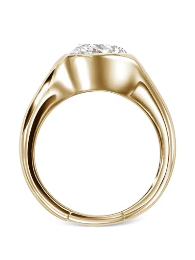 John Hardy 14k Yellow Gold Jh Lovestruck Lab Grown Diamond Oval Solitaire Ring