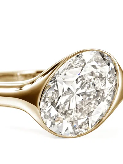 John Hardy 14k Yellow Gold Jh Lovestruck Lab Grown Diamond Oval Solitaire Ring