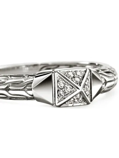John Hardy Icon Stud Diamond Ring In Neutral