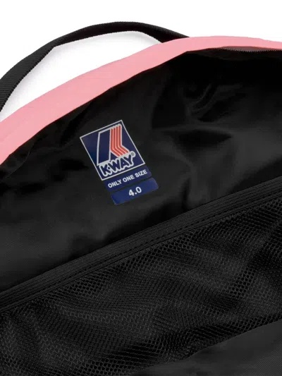 K-way Zip Pocket Backpack In Pink