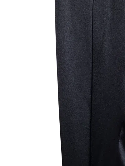 Semicouture Elasticated Drawstring Trousers In Black