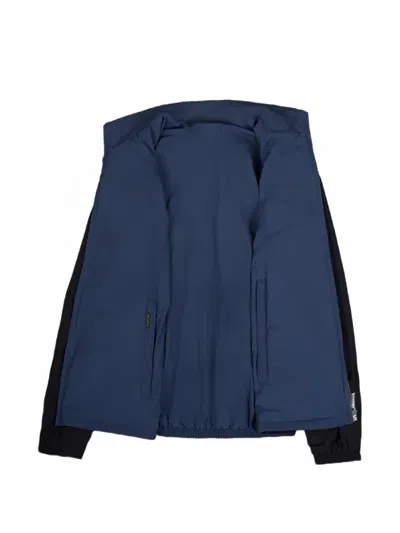 Moorer Reversible Zip Bomber In Blue