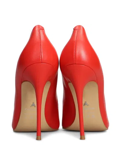 Carrano 110mm Leather Pumps In Red
