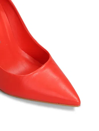 Carrano 110mm Leather Pumps In Red