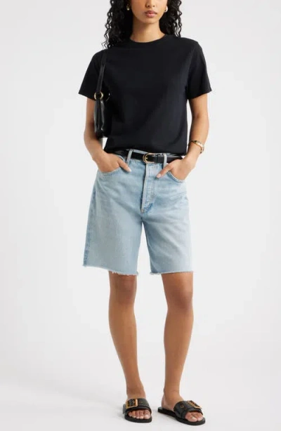 Open Edit Boyfriend T-shirt In Black