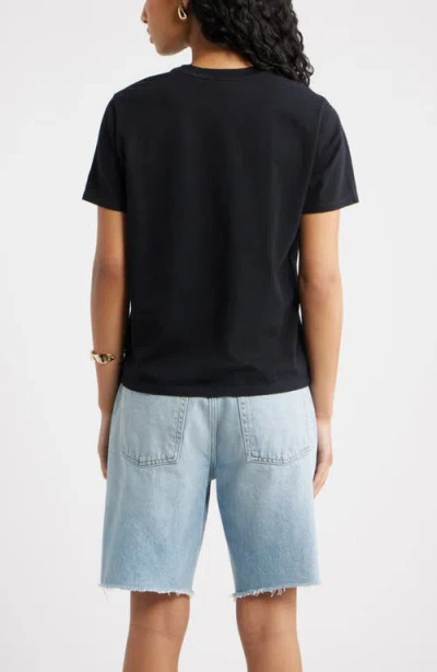 Open Edit Boyfriend T-shirt In Black