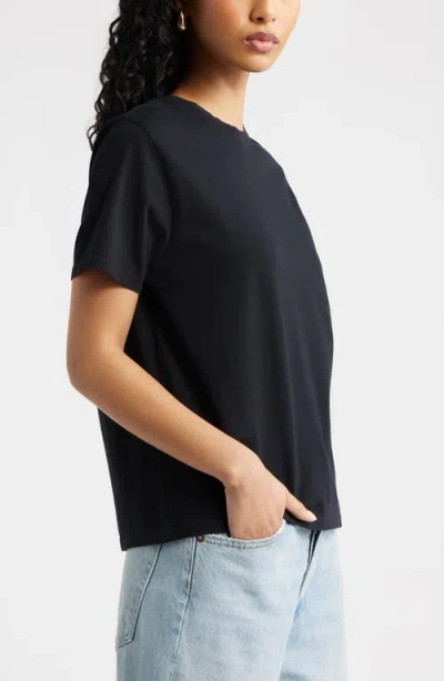 Open Edit Boyfriend T-shirt In Black