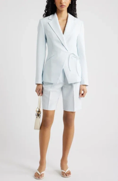Open Edit The Icon Side Tie Blazer In Blue