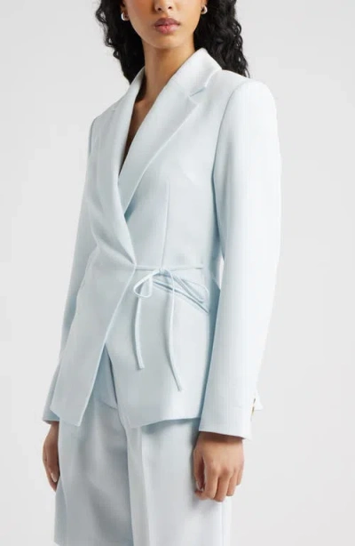 Open Edit The Icon Side Tie Blazer In Blue