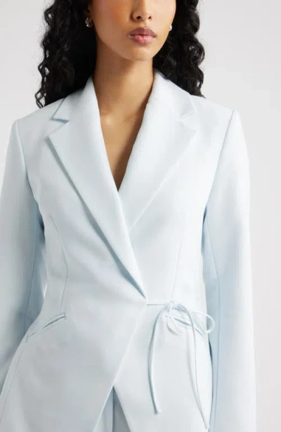 Open Edit The Icon Side Tie Blazer In Blue