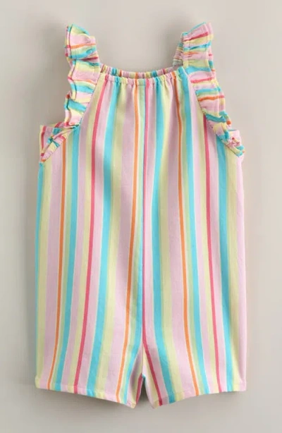 Tucker + Tate Double Flutter Cotton Romper In Multi