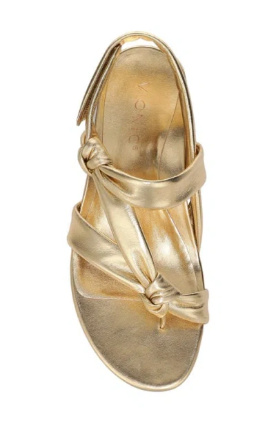 Vionic Geneva Strappy Sandal In Gold
