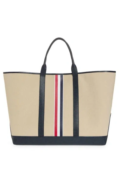Thom Browne Oversized Tool Tote Bag In Blue