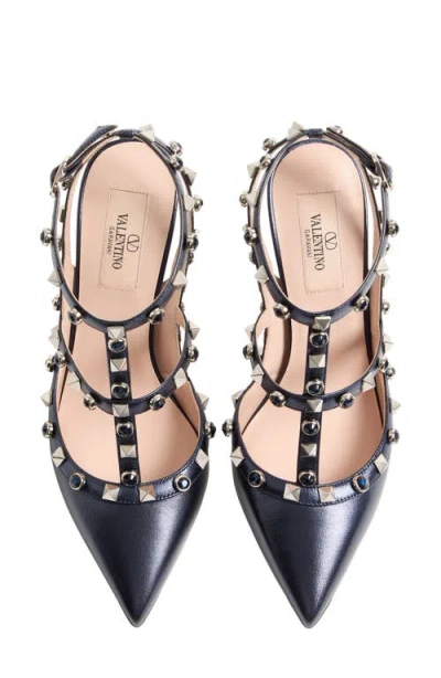 Valentino Garavani Rockstud Pump In Blue