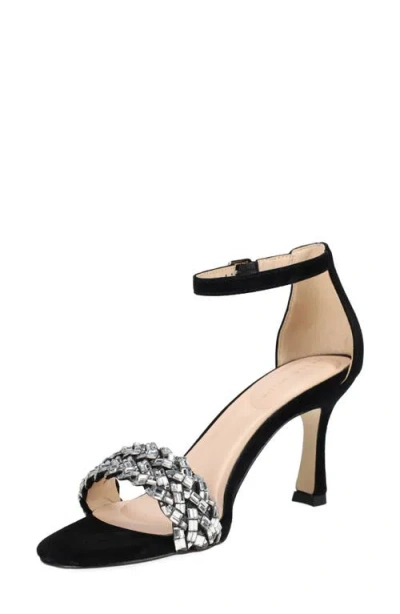 Pelle Moda Heidy Ankle Strap Sandal In Black