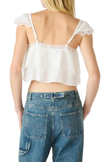 Steve Madden Leta Top In White