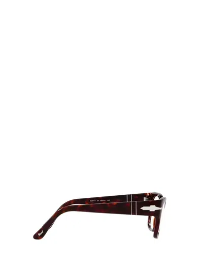 Persol Rectangular Frame Glasses In Brown