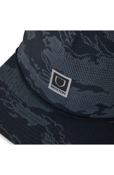Brixton Journey Mp Performance Snapback Hat In Blue