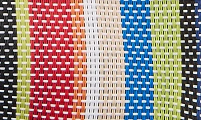 Marc Jacobs The Large Stripe Mesh Pouch In Multi