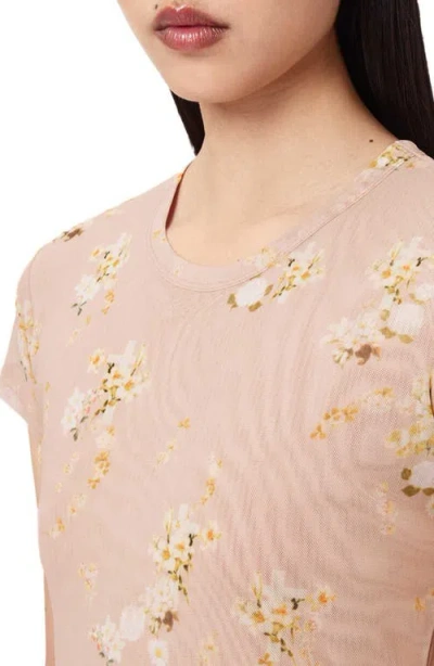 Allsaints Ellie Mesh T-shirt In Multi