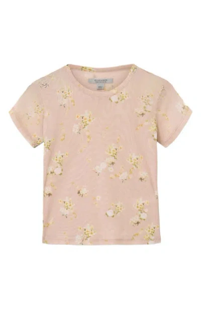 Allsaints Ellie Mesh T-shirt In Multi