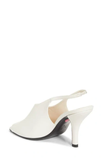 Totême Women White Slingback Heels, 7.5 Luxury Pumps & Heels For Women Darveys In White