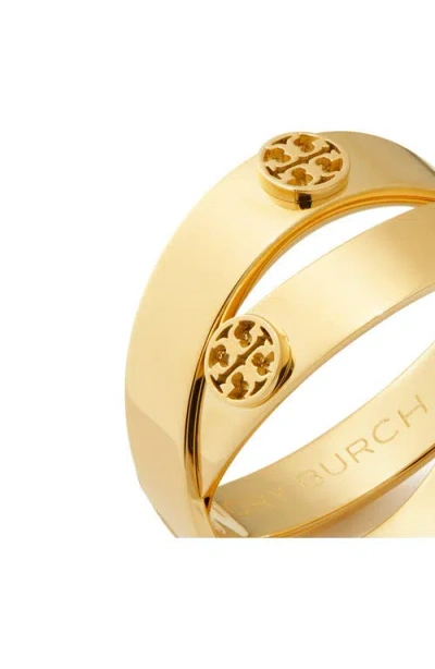 Tory Burch Icon Double Ring In Gold