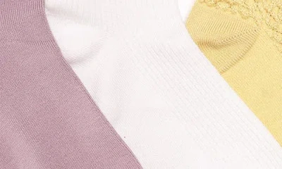 Muk Luks Whisper Assorted 3-pack Crew Socks In Multi