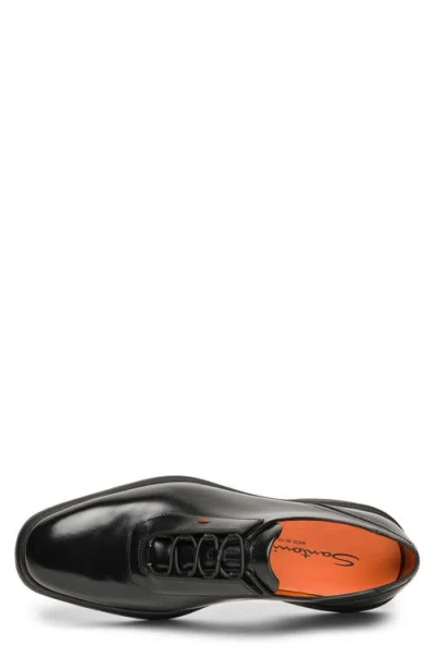 Santoni Easy Nova Derby In Black