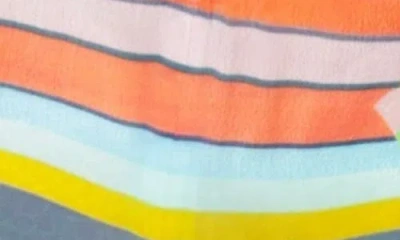 Apny Print Tie Front Top In Multi