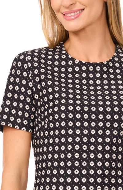 Ted Baker Midge Geo Print Knit Top In Multi