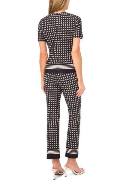Ted Baker Midge Geo Print Knit Top In Multi