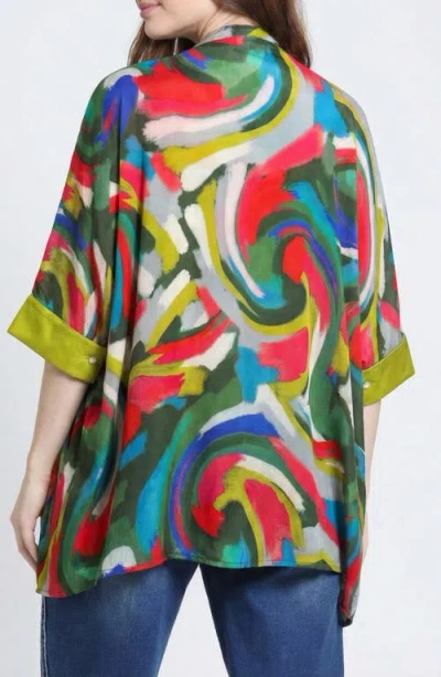 Apny Abstract Print Tunic In Multi